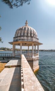 A View of Fateh Sagar Lake From Nehru Garden